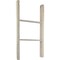 Ekena Millwork 19"W x 36"H x 3 1/2"D Vintage Farmhouse 2 Rung Ladder, Barnwood Decor Collection, Chalk Dust White DECR019X036X04LDRWH - alternate 1